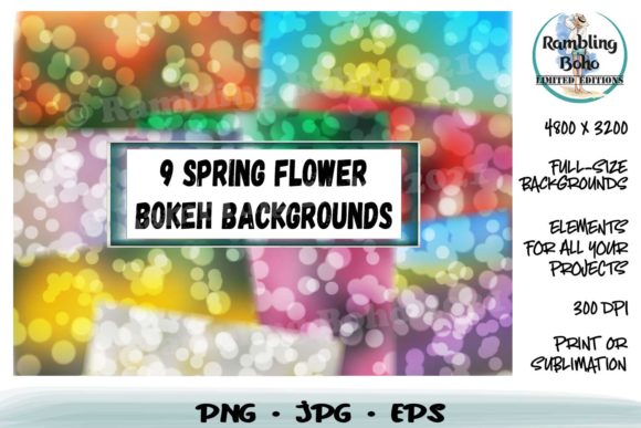 9 Spring Flowers Bokeh Backgrounds to Make Your Designs Pop