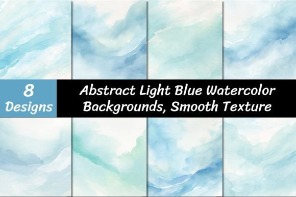 Blue Watercolor Texture Backgrounds: A Designer's Versatile Asset