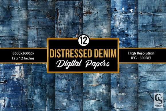 Crafting Authenticity: Using Distressed Denim Texture Backgrounds