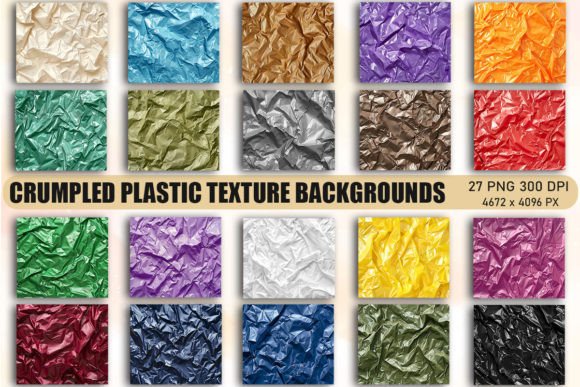 Crumpled Plastic Texture: A Designer's Secret for Edgy, Modern Backgrounds