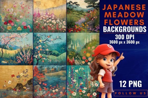 Designing with Nature: The Appeal of Japanese Meadow Backgrounds