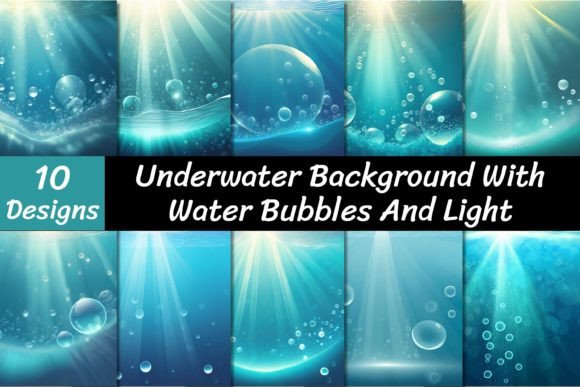 Dive Into Design: Using Underwater Blue Ocean Backgrounds