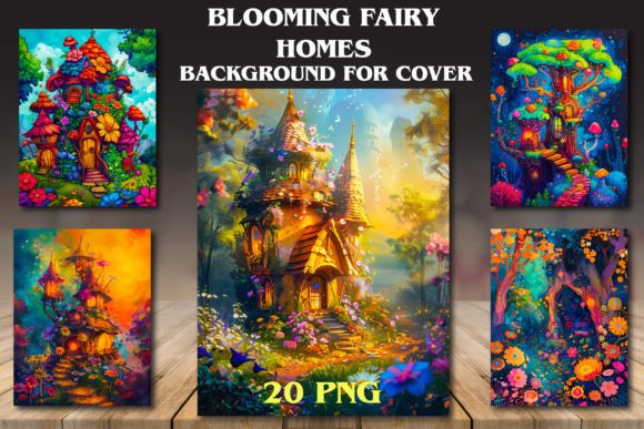 Enchanting Designs: Blooming Fairy Homes Backgrounds