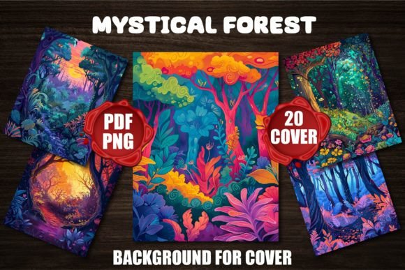 Mystical Forest Backgrounds for Covers: A Designer's Deep Dive