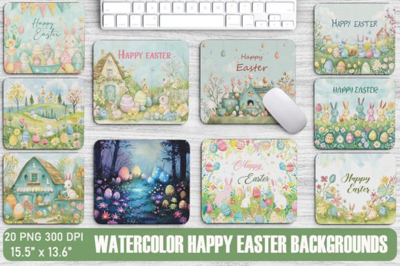 Playful Happy Easter Backgrounds for Creative Projects