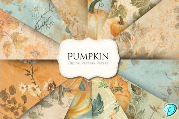 Pumpkin Pattern Paper Backgrounds: A Digital Craft Essential