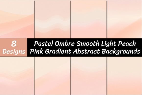 The Subtle Power of Pastel Peach Ombre Gradient Backgrounds