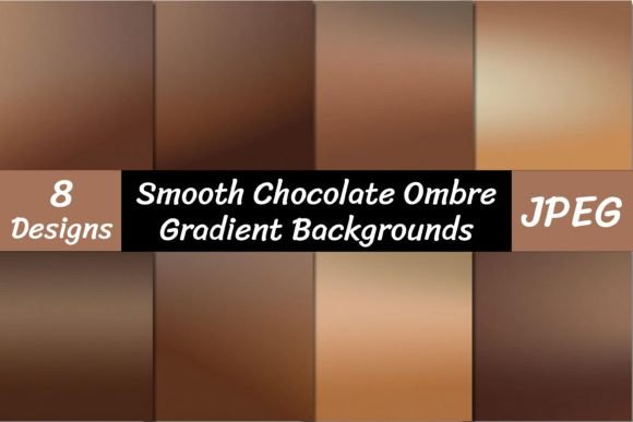 Warmth and Depth: Using Chocolate Color Ombre Backgrounds