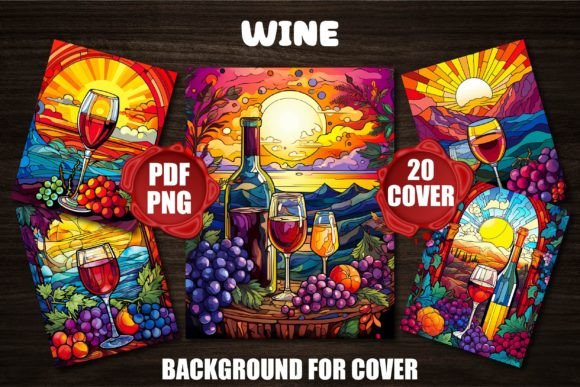 Wine Backgrounds for Covers: A Rich Palette for Your Projects